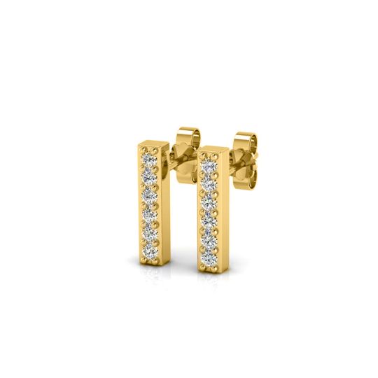 Boucles d'oreilles Eleanor plaqué or