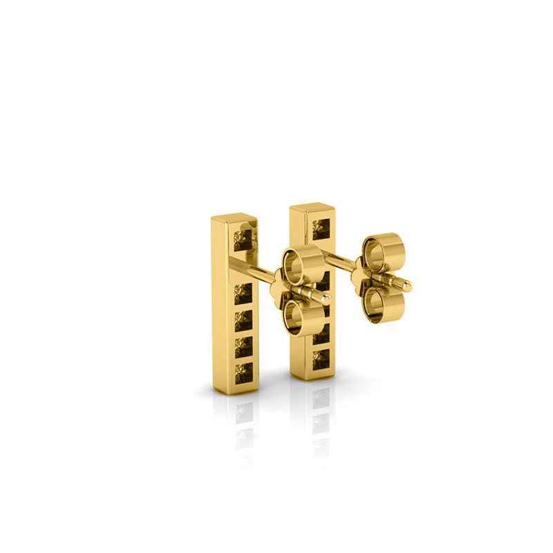 Boucles d'oreilles Eleanor plaqué or-Boucles d'oreilles-Enomis