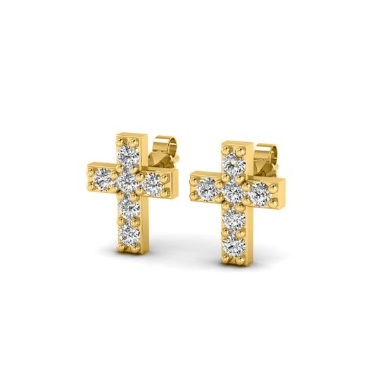 Boucles d'oreilles Ruth plaqué or