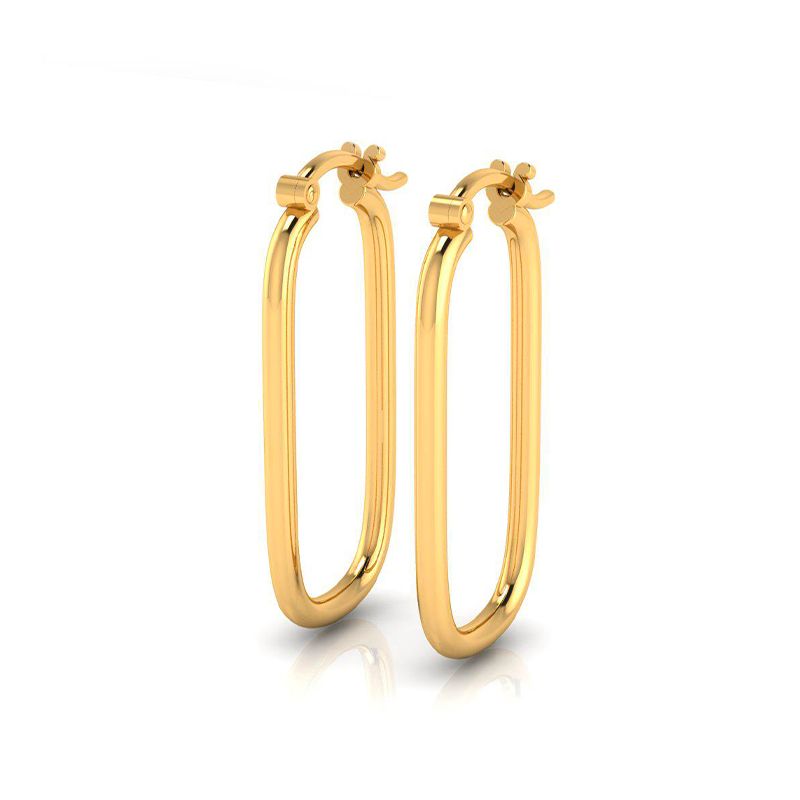 Créoles Lucy plaqué or-Boucles d'oreilles-Enomis