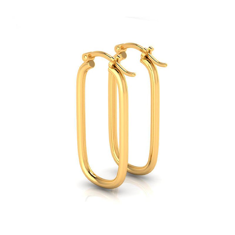 Créoles Lucy plaqué or-Boucles d'oreilles-Enomis