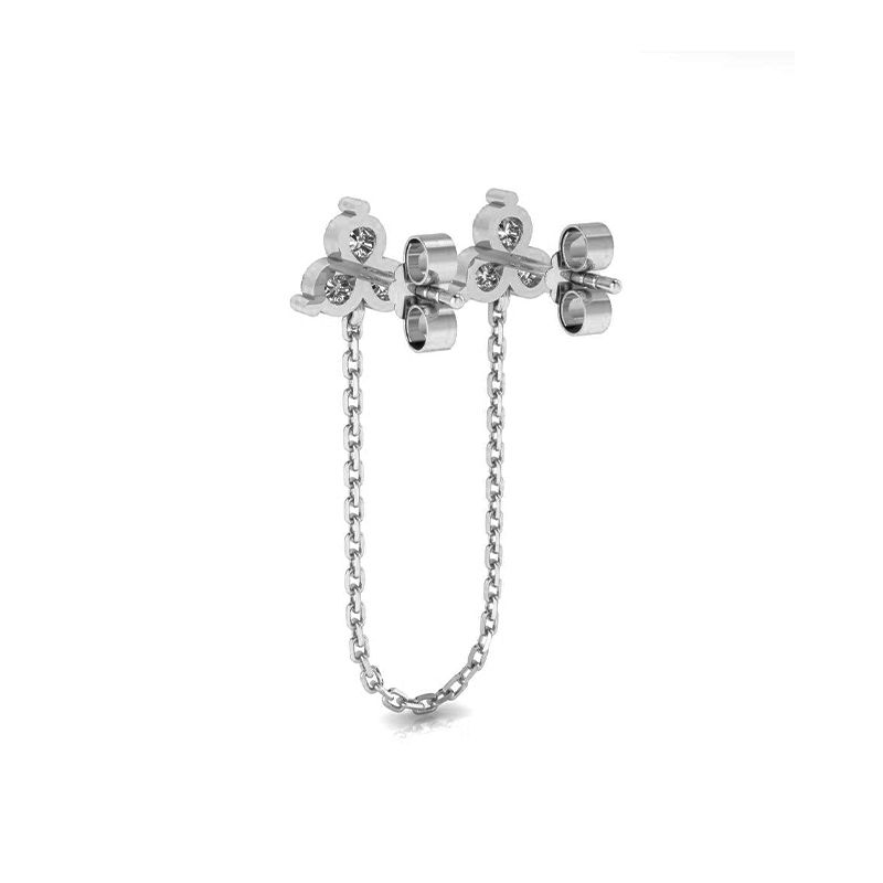 Boucles d'oreilles Lucy argenté-Boucles d'oreilles-Enomis