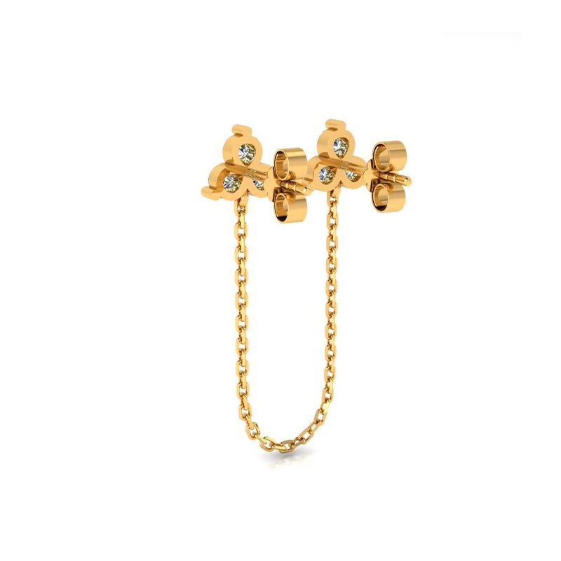 Boucles d'oreilles Lucy plaqué or-Boucles d'oreilles-Enomis