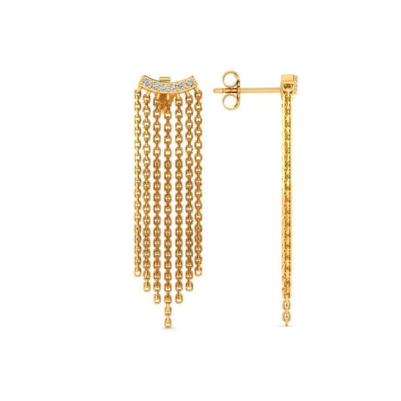 Boucles d'oreilles Stella plaqué or-Boucles d'oreilles-Enomis
