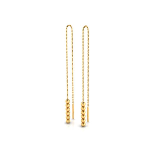 Boucles d'oreilles Rosalia plaqué or
