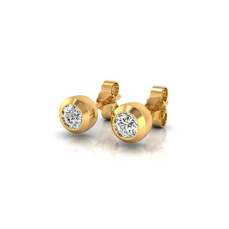 Boucles d'oreilles Emilia plaqué or-Boucles d'oreilles-Enomis