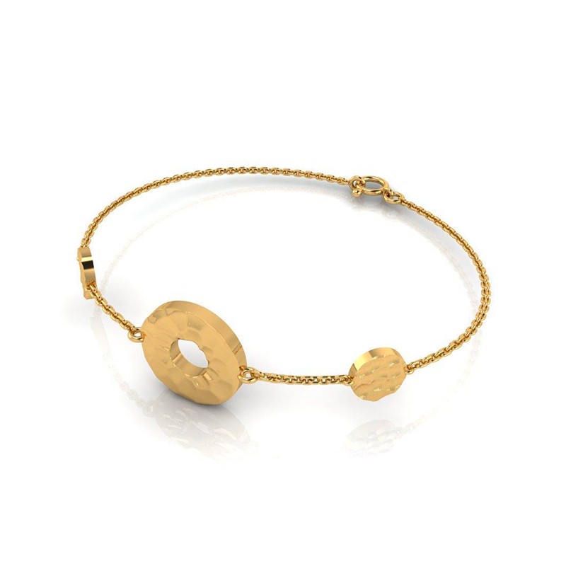 Bracelet Donut doré-Bracelets fins-Enomis