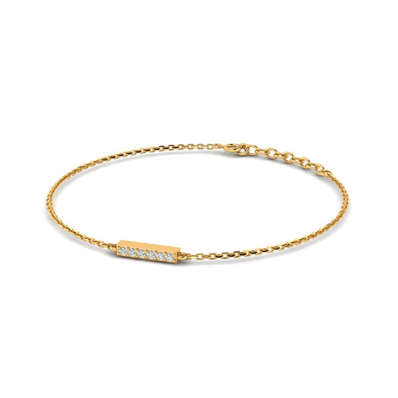 Bracelet Eleanor doré-Bracelets fins-Enomis