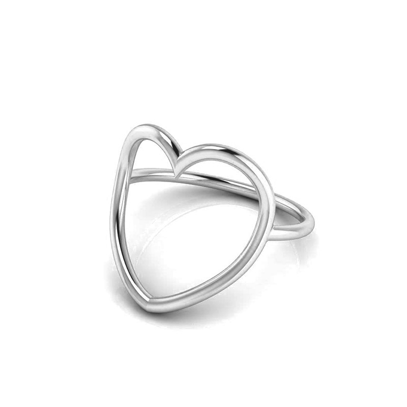 Bague Coeur S Argenté-Bagues-Enomis
