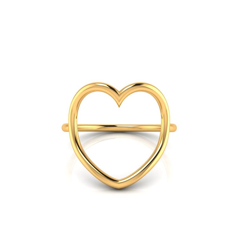 Bague Coeur S plaqué or-Bagues-Enomis