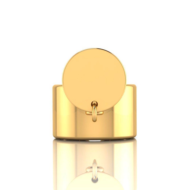 Bague Pampille GM plaqué or-Bagues-Enomis