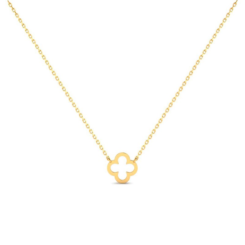 Collier Trèfle plaqué or-Tous les colliers-Enomis