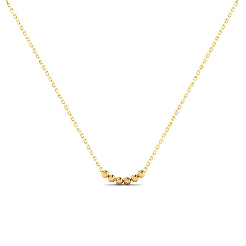 Collier Rosalia plaqué or-Tous les colliers-Enomis