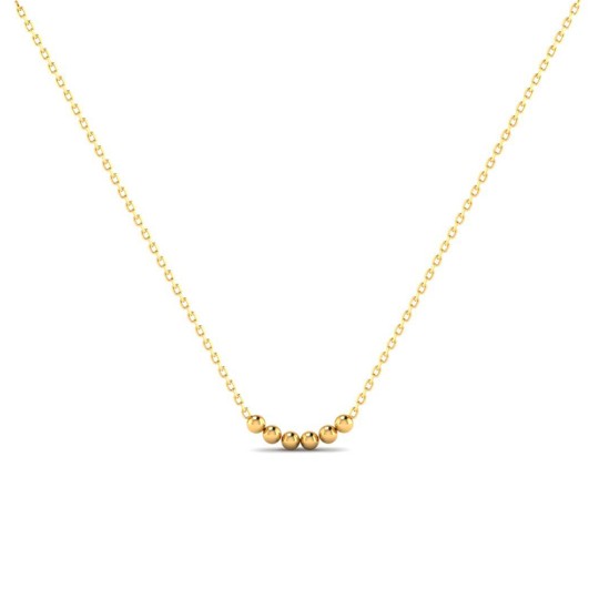 Collier Rosalia plaqué or