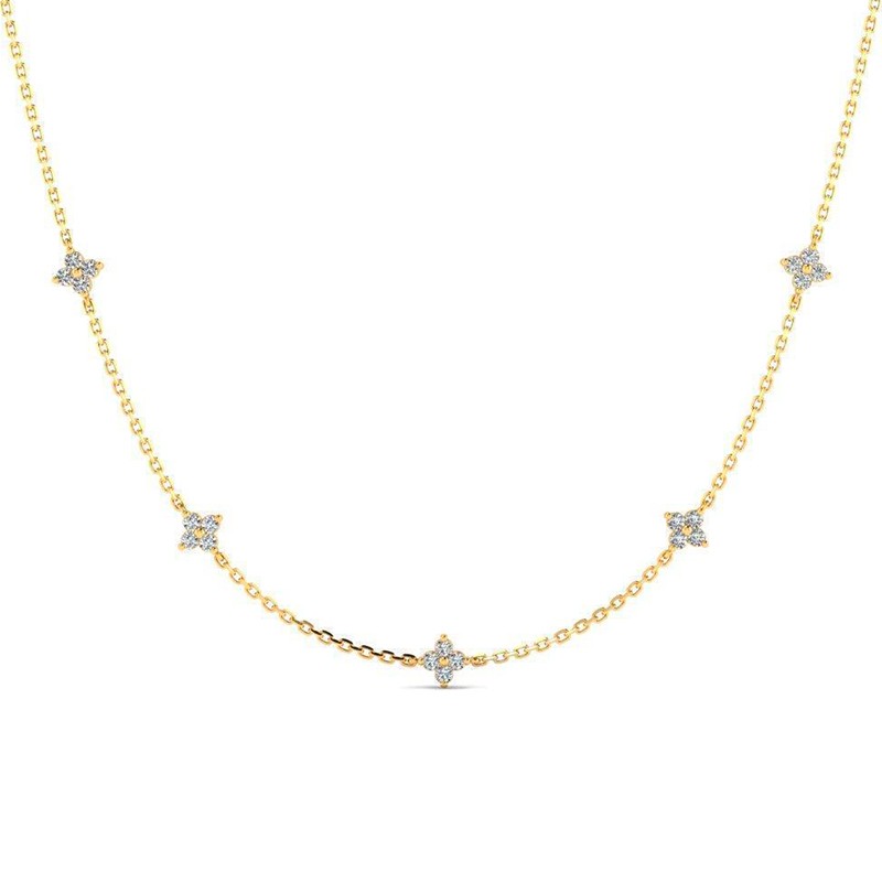 Collier Rozenn plaqué or-Tous les colliers-Enomis