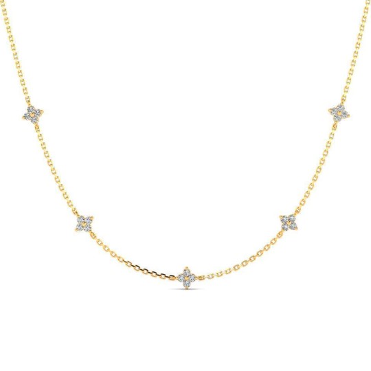 Collier Rozenn plaqué or