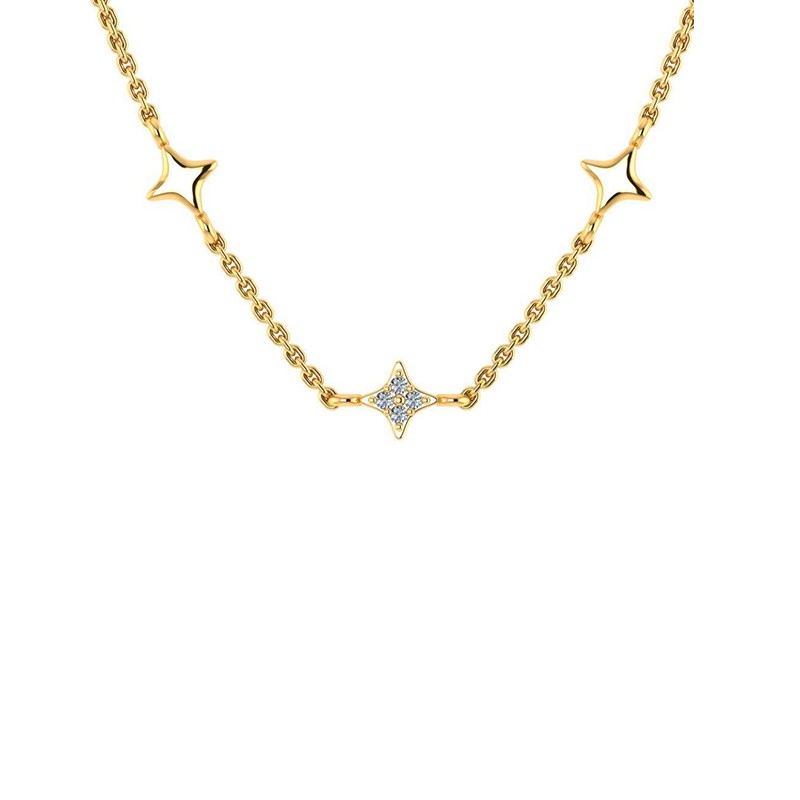 Collier Lina plaqué or-Tous les colliers-Enomis