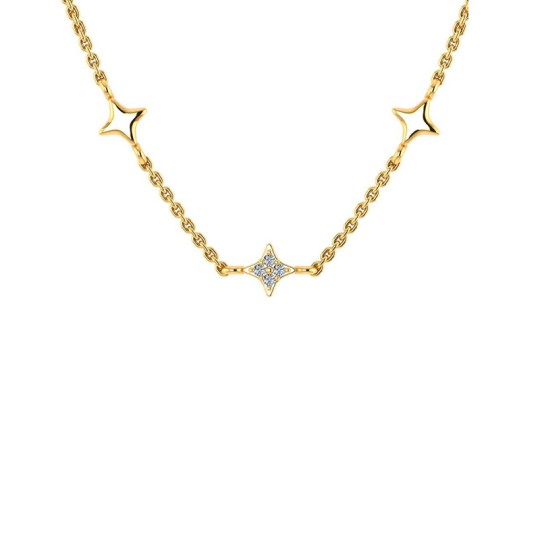 Collier Lina plaqué or