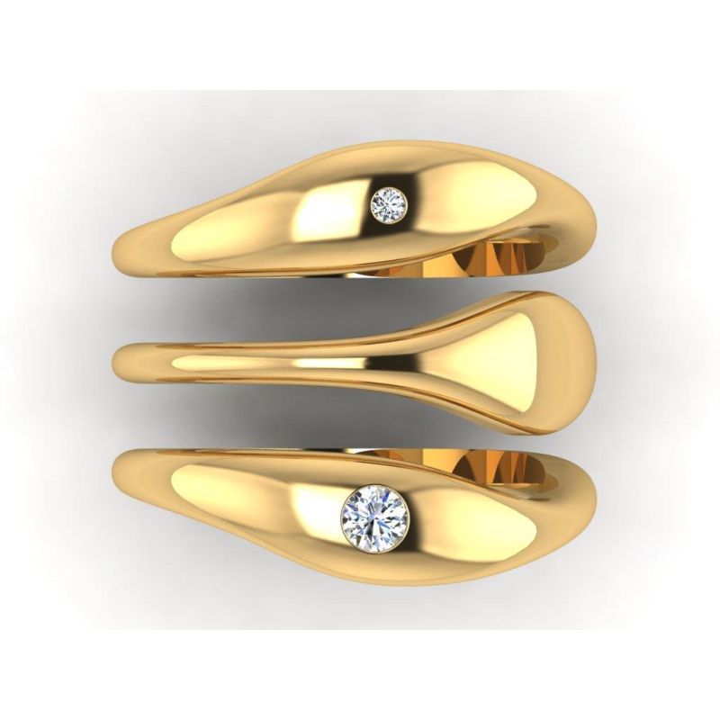 Bague Virginie plaqué or-Bagues-Enomis