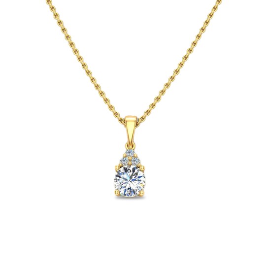Collier Alexine plaqué or