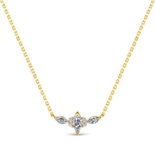 Collier Grace plaqué or