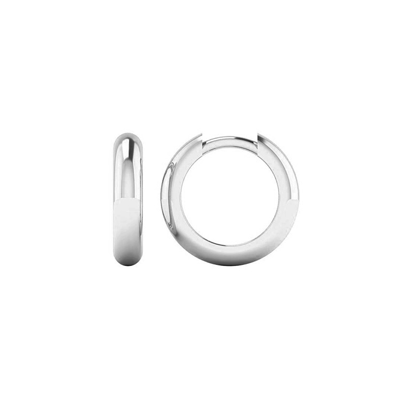 Boucles d'oreilles Kiara 12mm argenté-Boucles d'oreilles-Enomis