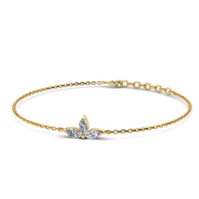 Bracelet Rose doré-Bracelets fins-Enomis