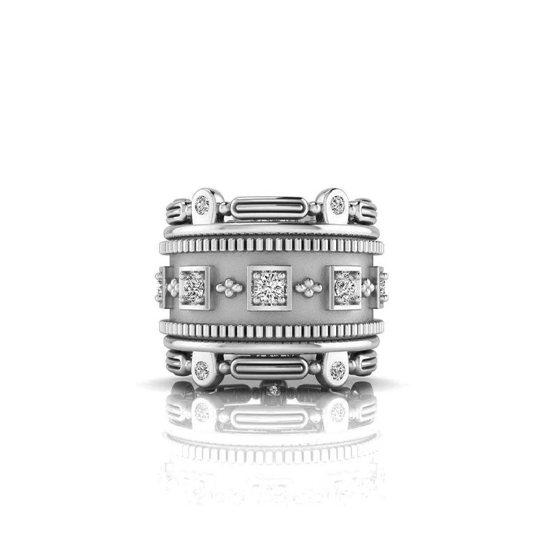 Bague Rachel argenté-Bagues-Enomis