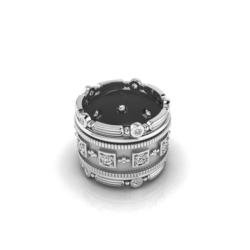 Bague Rachel argenté-Bagues-Enomis