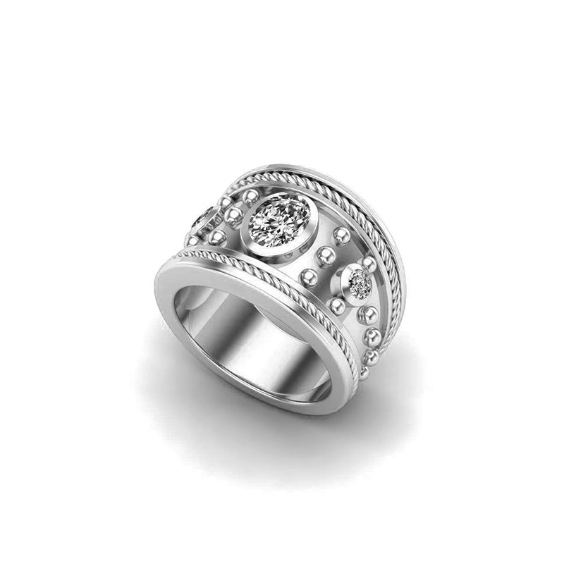 Bague Cassandre Argenté-Bagues-Enomis