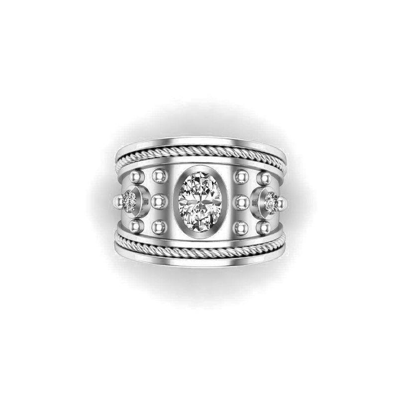 Bague Cassandre Argenté-Bagues-Enomis