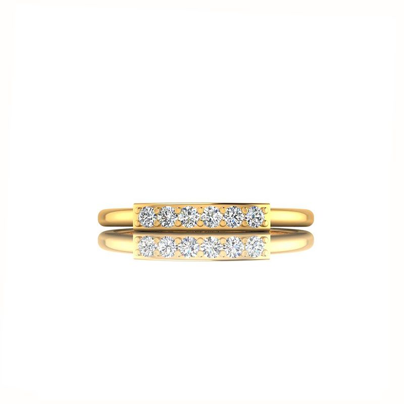 Bague Eleanor plaqué or-Bagues-Enomis
