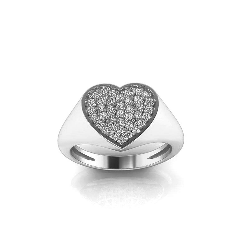 Bague Gaïa argenté-Bagues-Enomis
