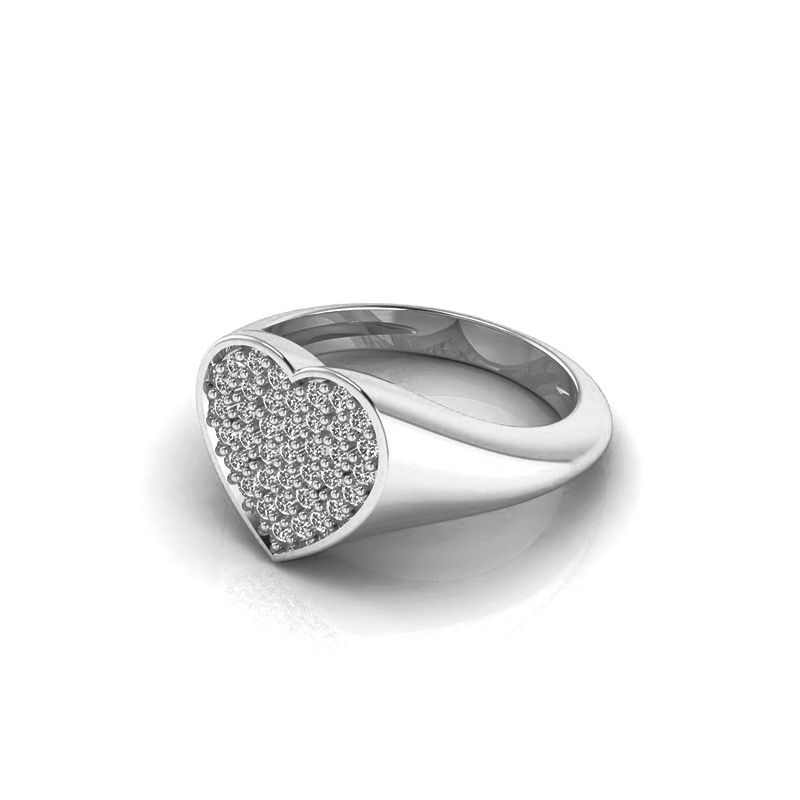 Bague Gaïa argenté-Bagues-Enomis
