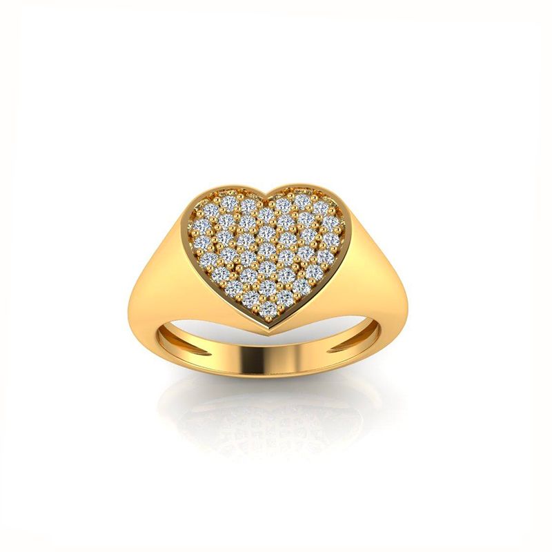 Bague Gaïa plaqué or-Bagues-Enomis