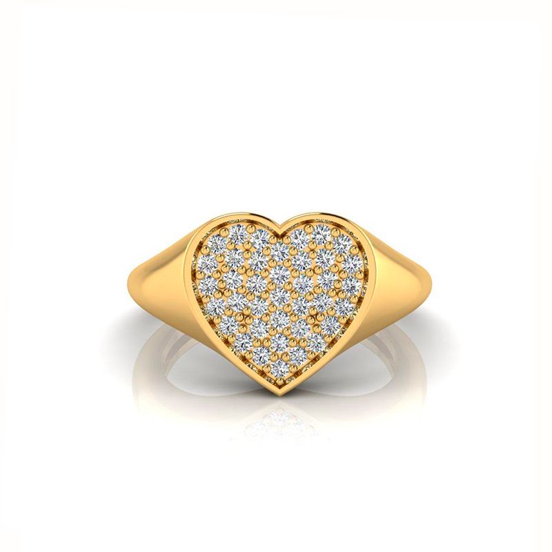 Bague Gaïa plaqué or-Bagues-Enomis
