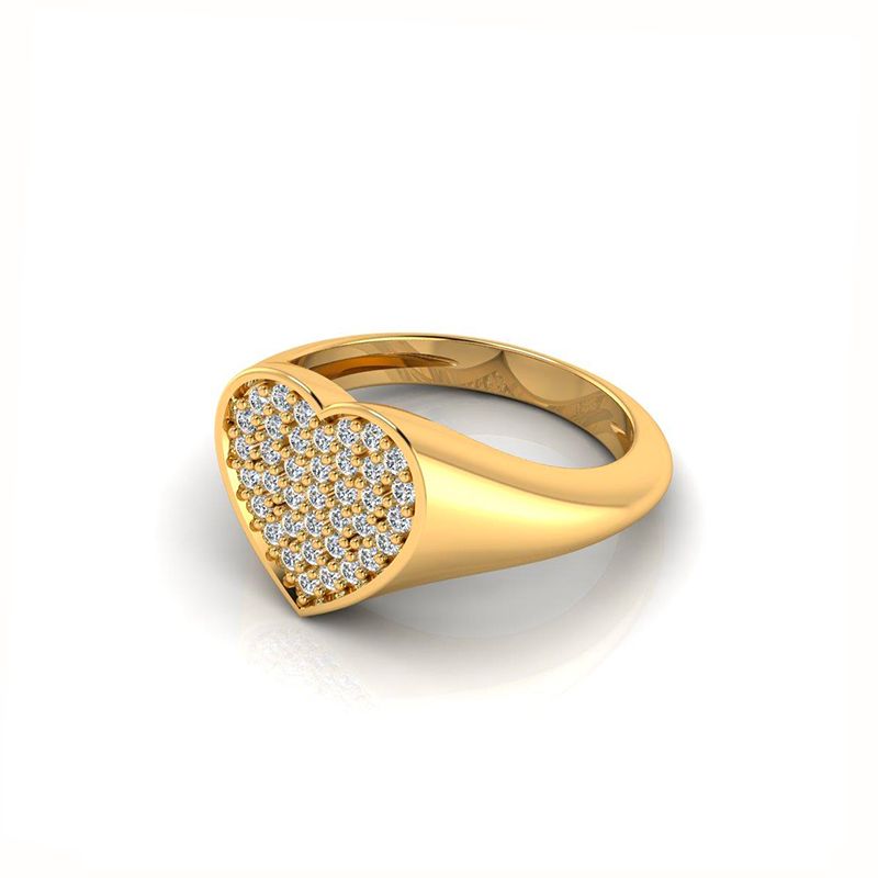 Bague Gaïa plaqué or-Bagues-Enomis