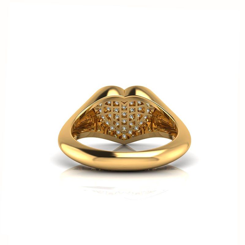 Bague Gaïa plaqué or-Bagues-Enomis