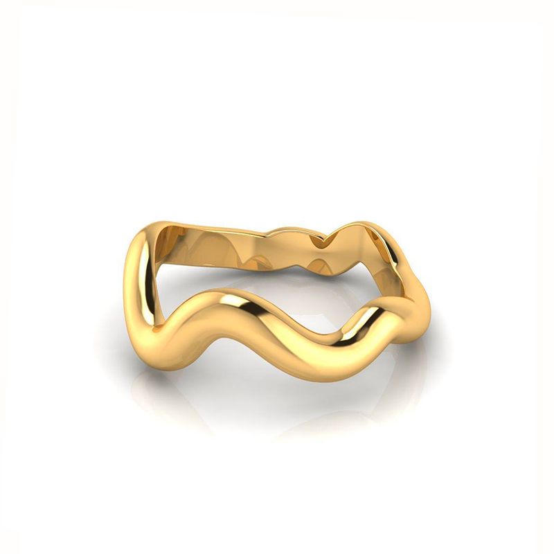 Bague Kenza plaqué or-Bagues-Enomis