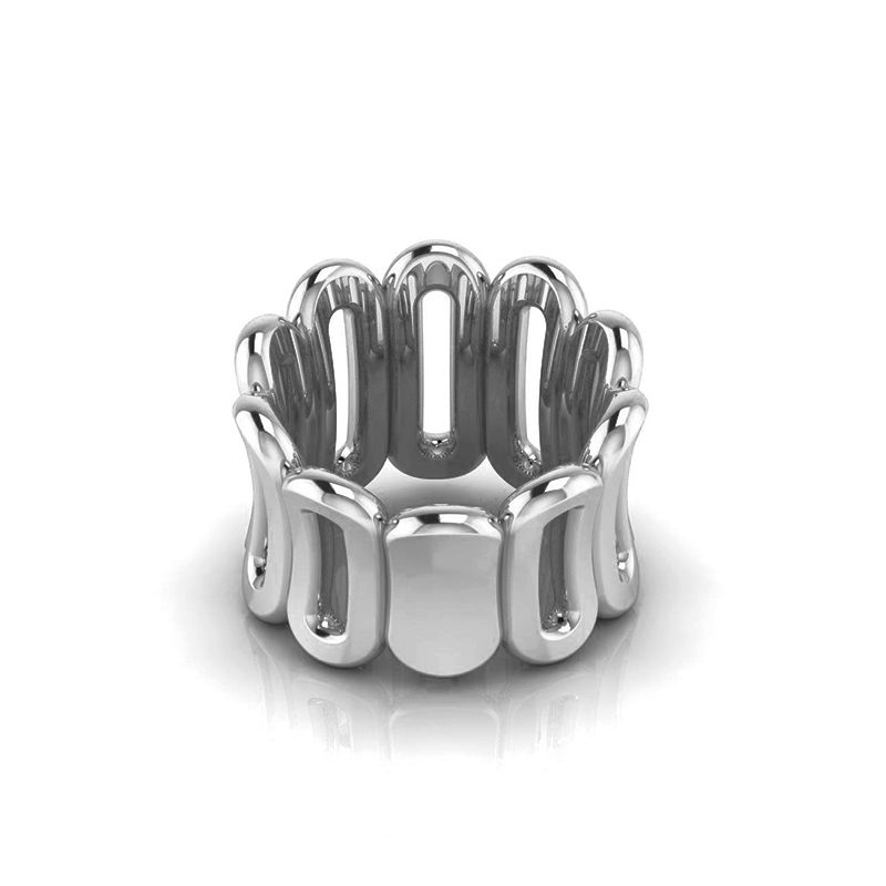 Bague Margaux argenté-Bagues-Enomis