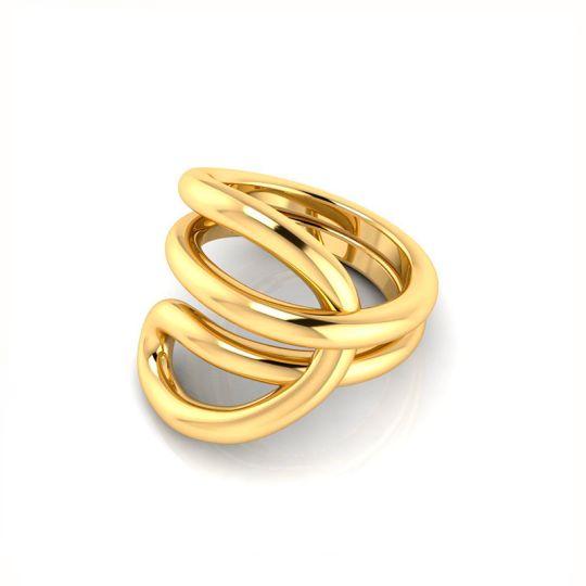 Bague Celestine plaqué or