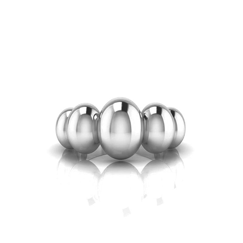 Bague Danaé argenté-Bagues-Enomis