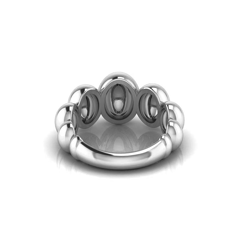 Bague Danaé argenté-Bagues-Enomis