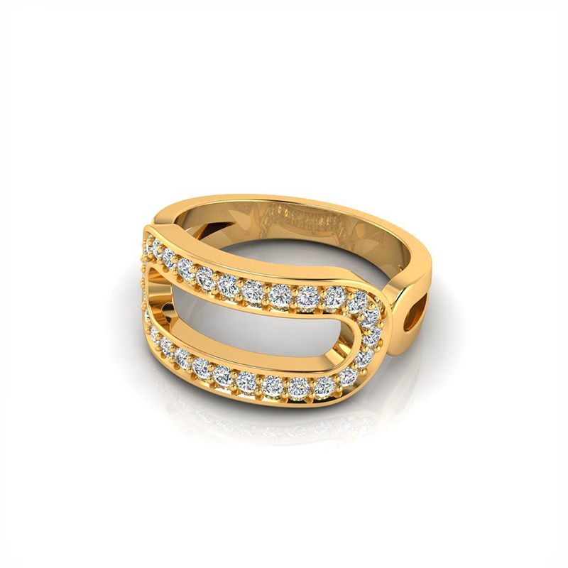 Bague Arielle plaqué or-Bagues-Enomis