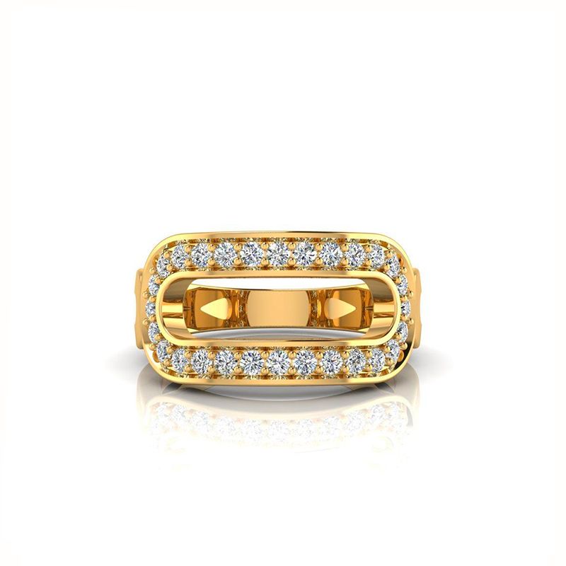 Bague Arielle plaqué or-Bagues-Enomis