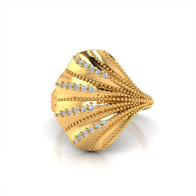 Bague Louise plaqué or-Bagues-Enomis