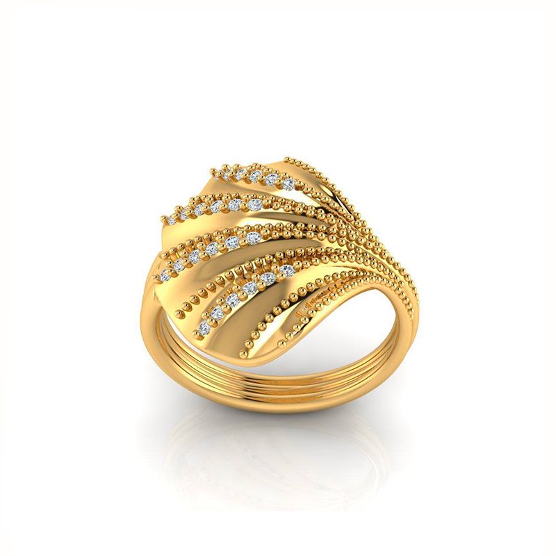 Bague Louise plaqué or-Bagues-Enomis