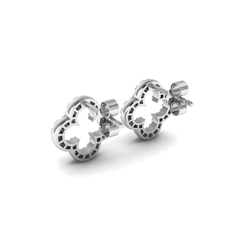 Boucles d'oreilles Agathe argenté-Boucles d'oreilles-Enomis
