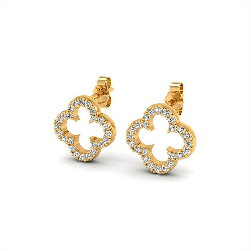 Boucles d'oreilles Agathe plaqué or-Boucles d'oreilles-Enomis