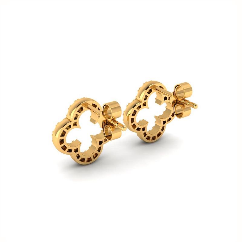 Boucles d'oreilles Agathe plaqué or-Boucles d'oreilles-Enomis